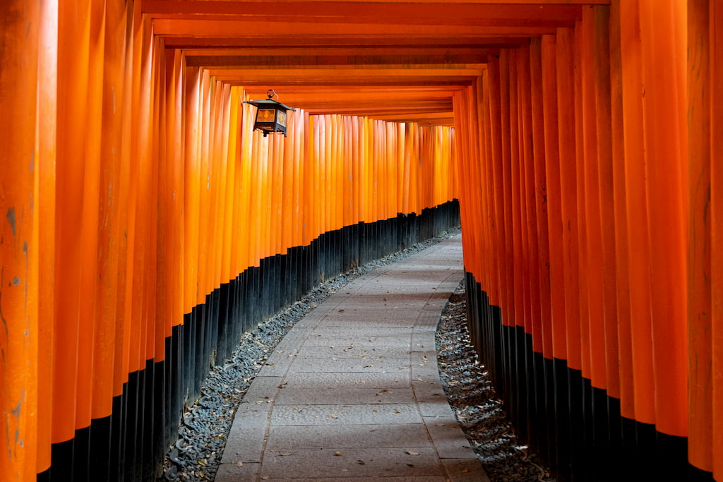 photo of Japanese gates