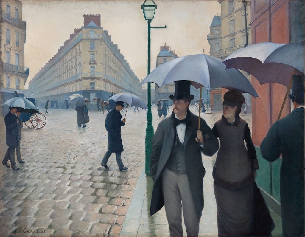 painting Paris Stret; Rainy Day