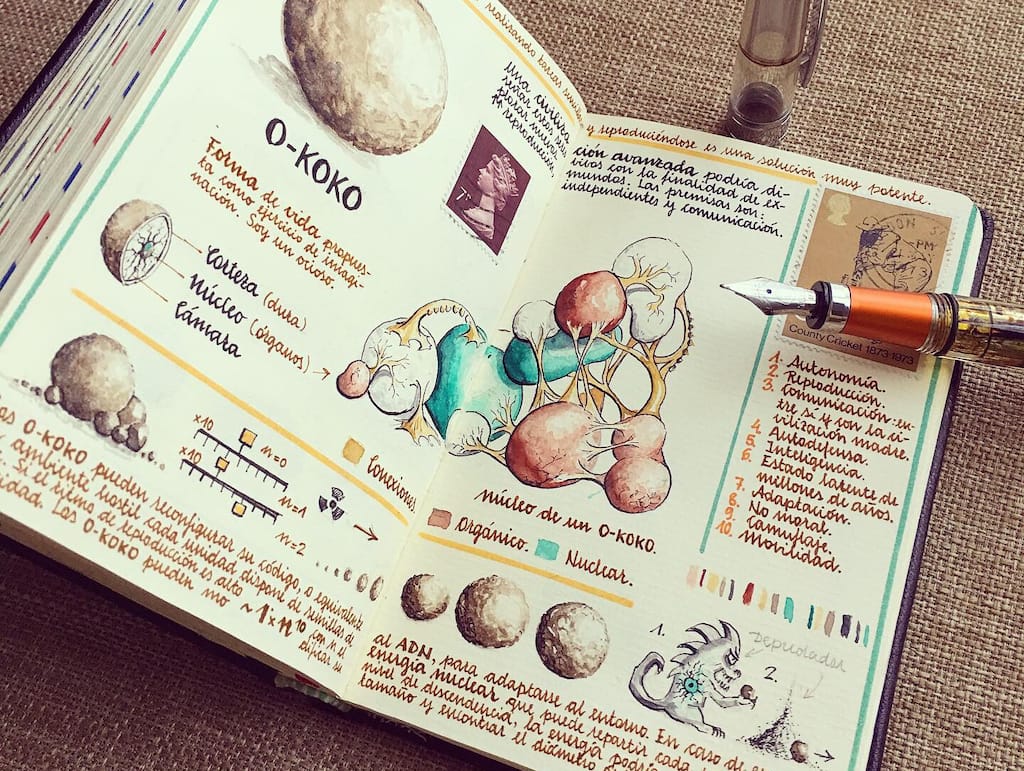 an illustrated journal