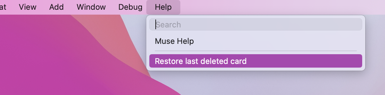 Restore deleted on Mac