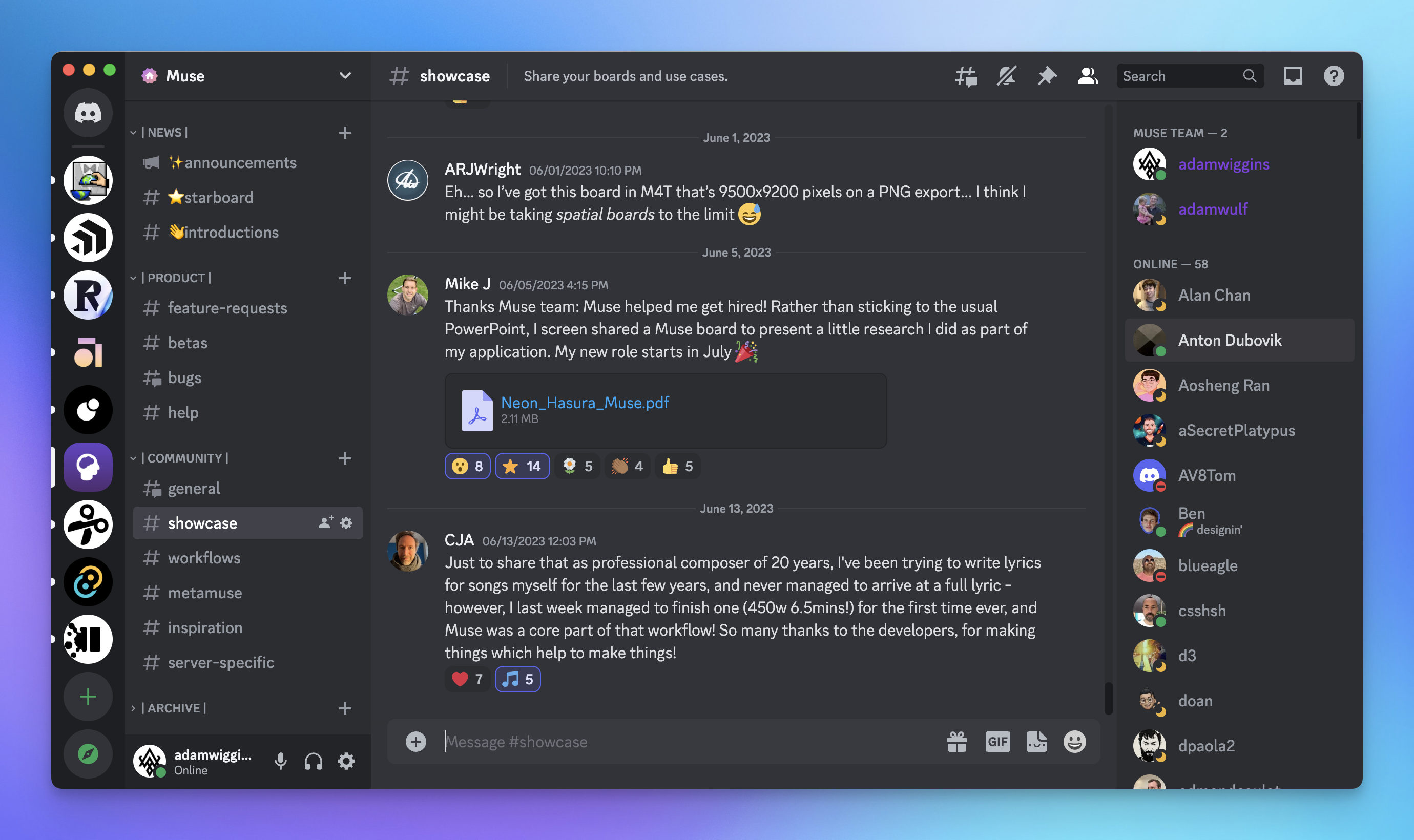 Discord community