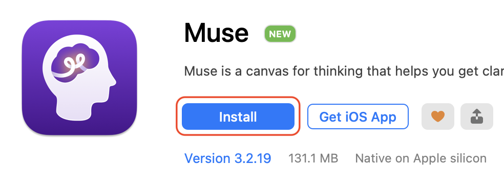 Install Muse from Setapp