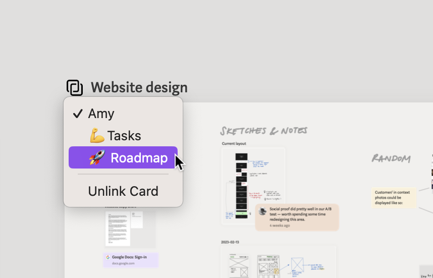 Linked card icon
