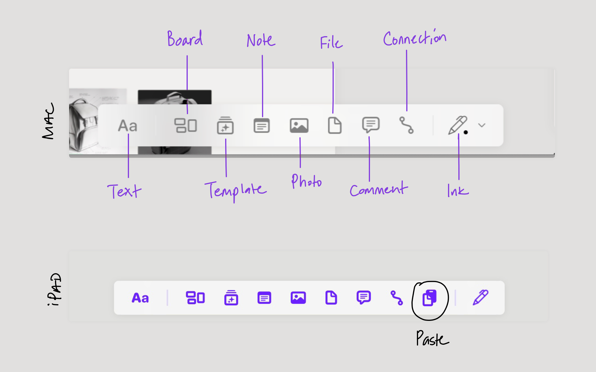Toolbars