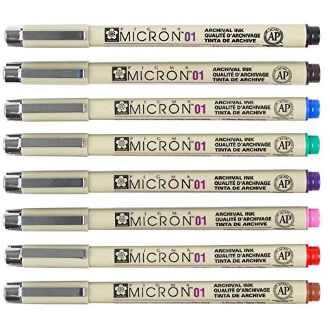 Micron pen colors