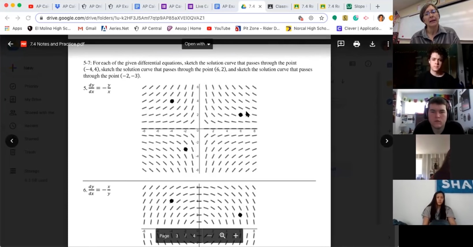 Teaching a calculus class